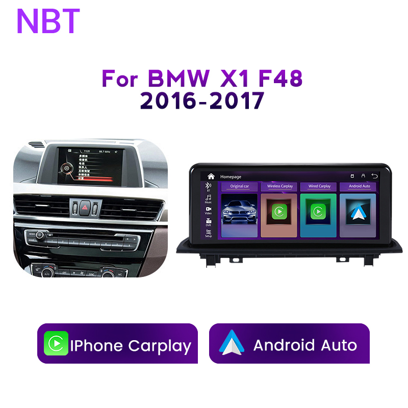 Car GPS Navigation Screen for BMW X1 F48 2016 2017 Android Auto Stereo