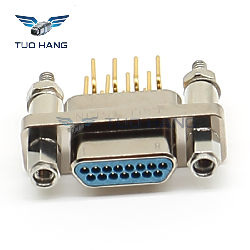 Vibration-Resistant J30j-15tjn Rectangular Connector 15 Pin Micro-D Linker with Secure Jackscrew Locking Mechanism as Mdm Series Alternative