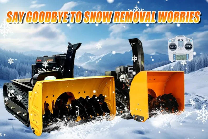 Remote Control Snow Blower