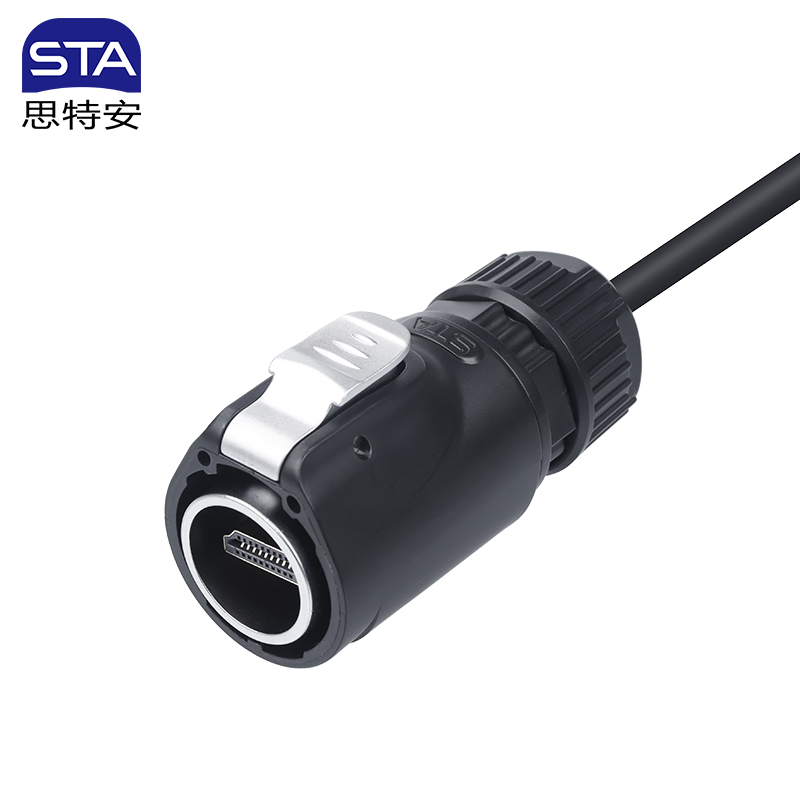 HD Data Signal Quick Cable Plastic Metal Industrial Aviation Plug Circular Connector
