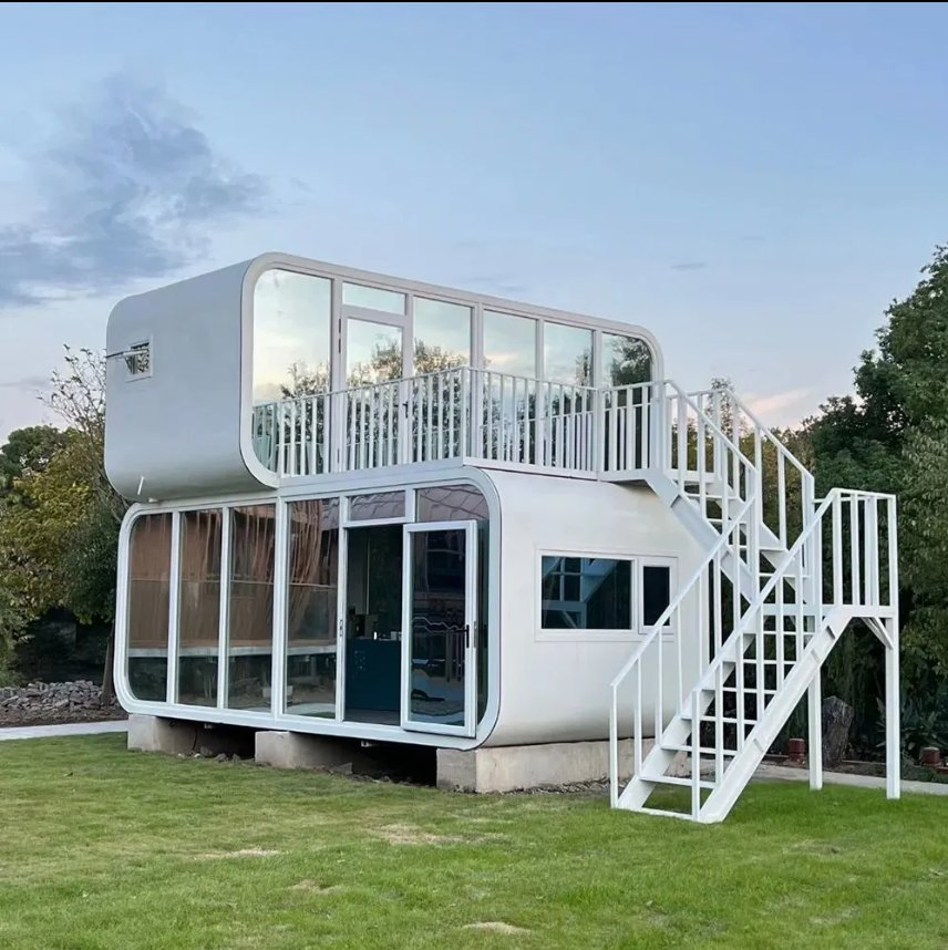 Modular Capsule House Apple Cabin Provides Comfort, and a Beautiful Living
