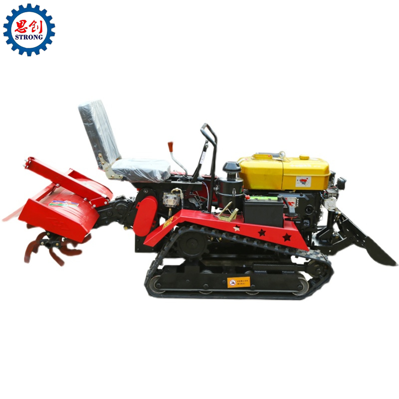 Vegetable Garden Cultivator Machine Small Tillage Machine with Single Plow Weeding Ditching