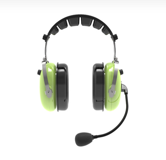 Wireless Nrr Noise Cancelling Aviation Headset Headphone with Nato Nexus Plugs