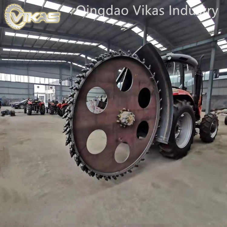 Trancheuse Trincheira Single Ditch Waterpipe Ditching Pipeline Ditcher Trenching Chain Cable 10cm-1m Depth Tractor Mounted Pto Disc Trencher for Sale