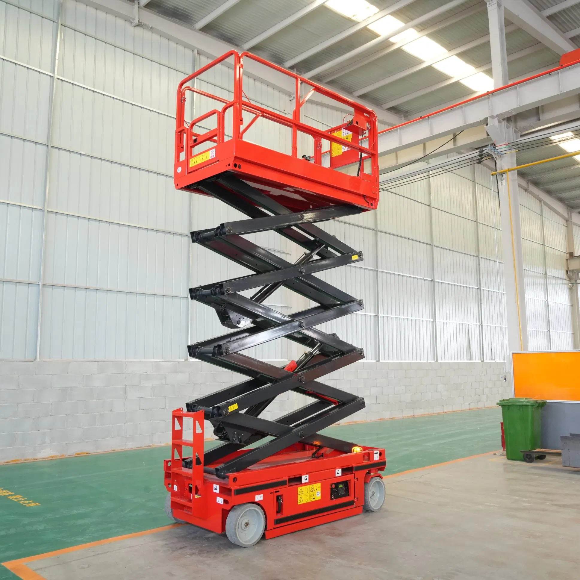 Self Driven Mobile Scissor Lift for Aircraft Maintenance Operations