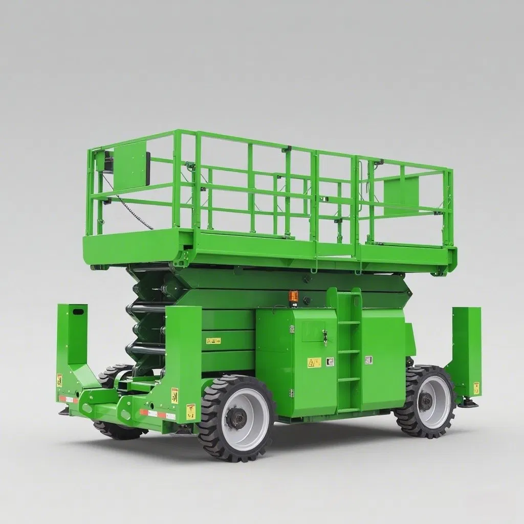 OEM Mobile Hydraulic Self Propelled Scissor Lift for Aircraft Maintenance