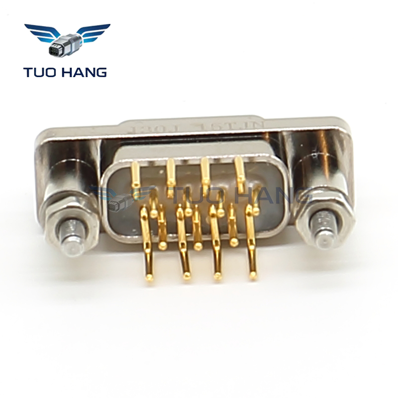 Vibration-Resistant J30j-15tjn Rectangular Connector 15 Pin Micro-D Linker with Secure Jackscrew Locking Mechanism as Mdm Series Alternative