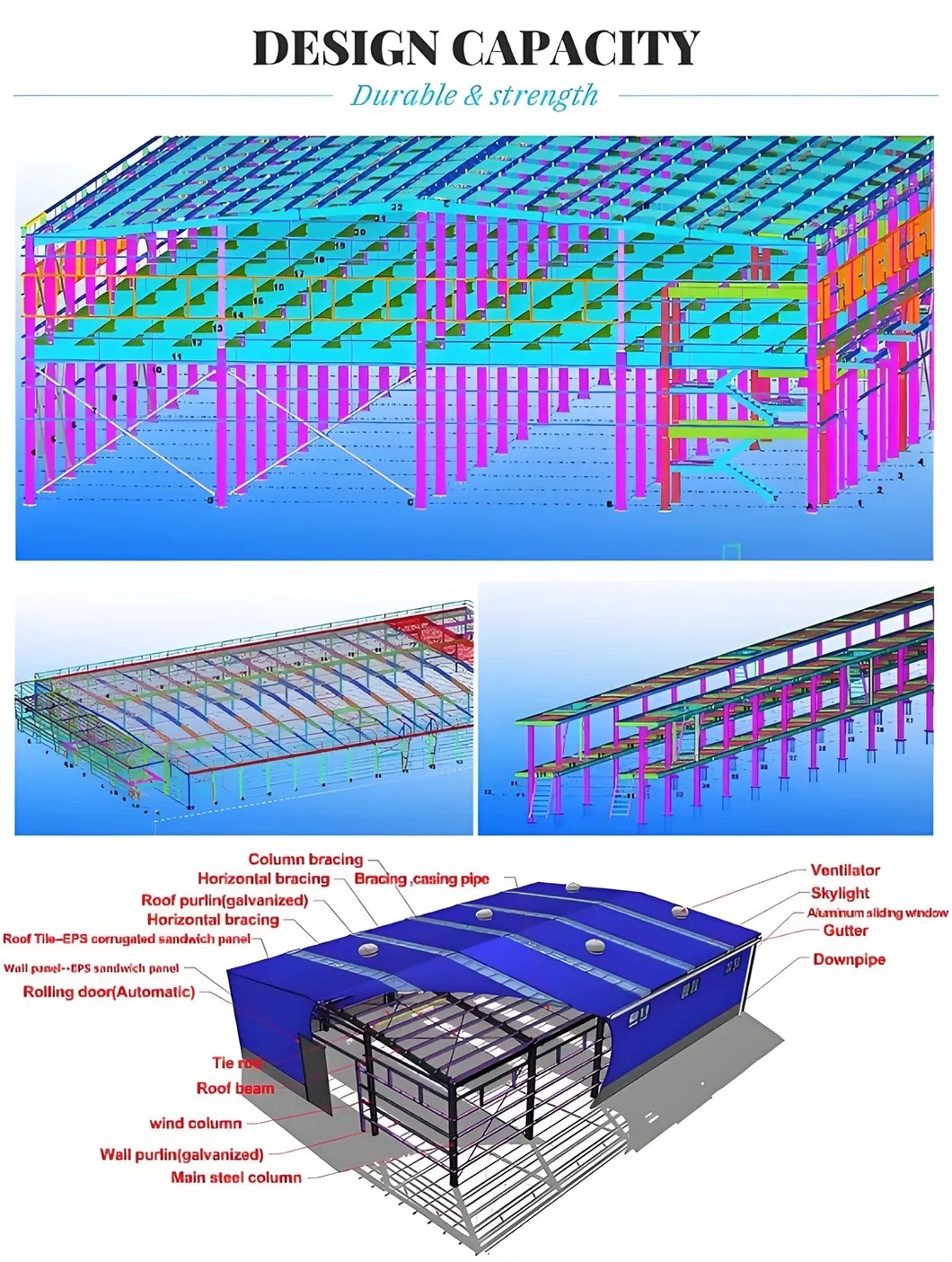 Steel frame structure