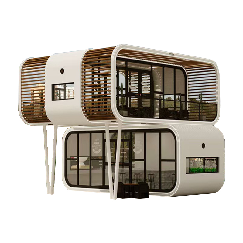 Prefabricated Apple Cabin Provides Good Service, Comfort, and a Beautiful Living Space.