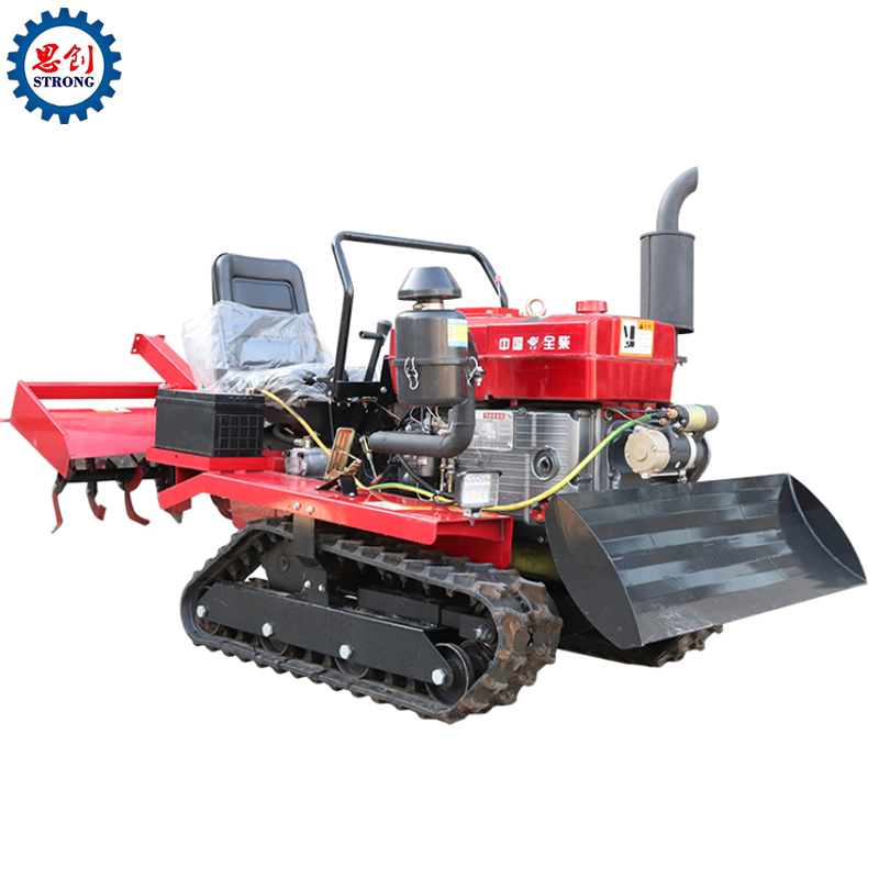 Vegetable Garden Cultivator Machine Small Tillage Machine with Single Plow Weeding Ditching