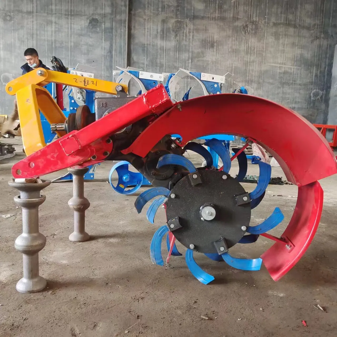 Ditch Digger Tractor Rear Farm Trencher Ditching Machine