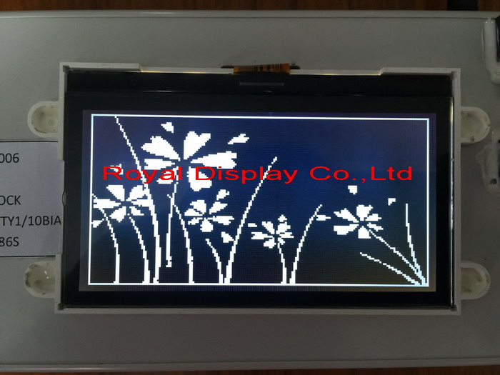 192*48 Graphic LCD Module with Backlight At0107 6h 12h Wide Temperature Industrial Display