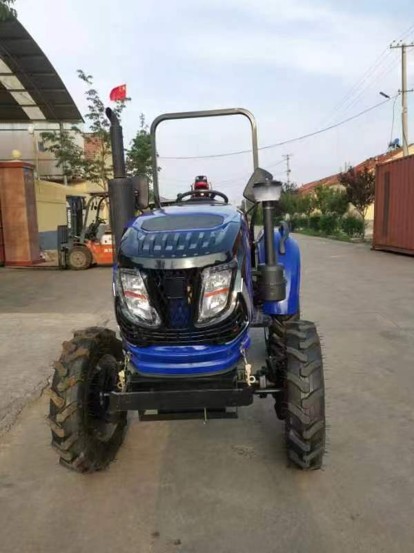 New Rotary Tillerdisc Harrow Plough Ditching Mower Reaper Corn Planter 35HP 4X4 with Sun-Shade Front Loader Mini Farm Tractor