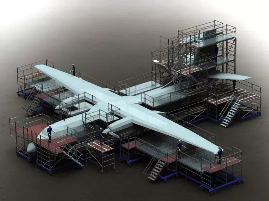 20+ Years Scaffolding Experience with Projects Design Factory Scaffolding for Aircraft Maintenance Project