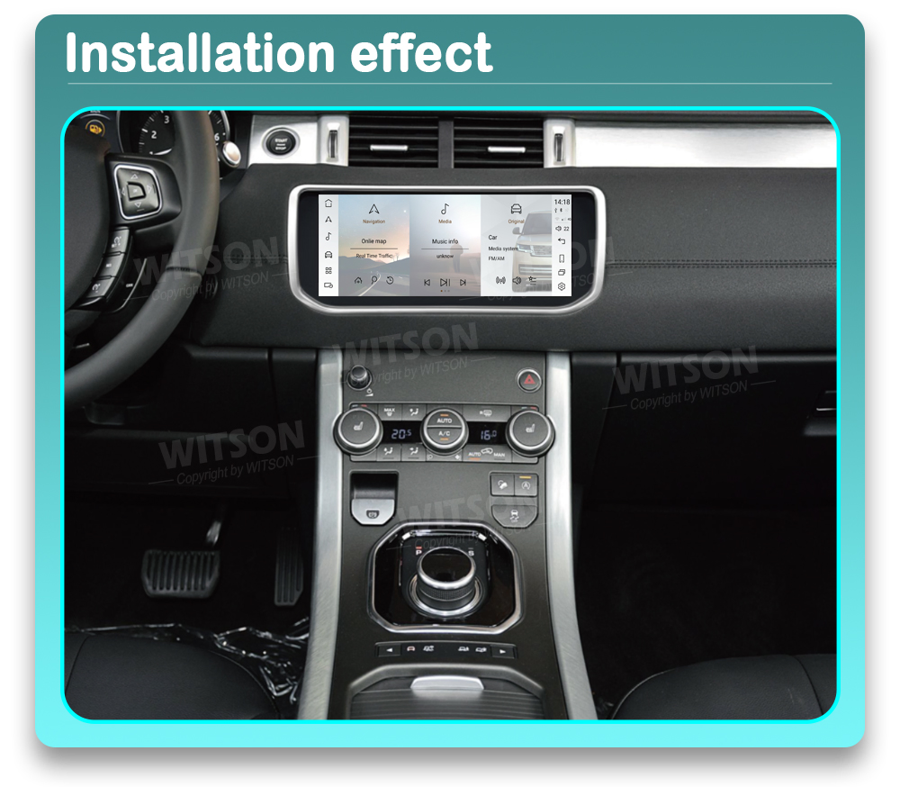 Witson Android 13 for Range Rover Evoque L551 L538 2012-2020 Car Multimedia Stereo GPS Carplay Player Auto Radio Navigation WiFi Auto Radio Navigation