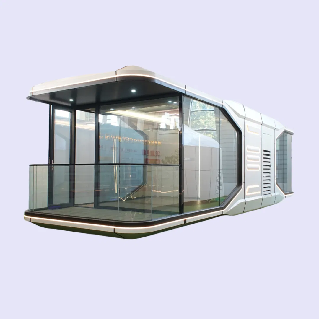 Stylish Steel Cabin with Kitchen and Bathroom Amenities for Comfort Luxury Hotel Scenic Spots Modular Prefabricated Container Space Capsule Prefb House Modern
