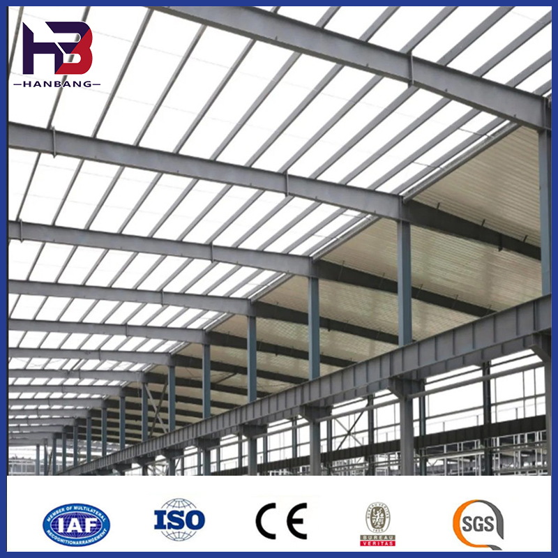 Low Cost High Strength H-Section Beam Steel Structure for Warehouse/Workshop/Office Building/Cow Shed/Hangar