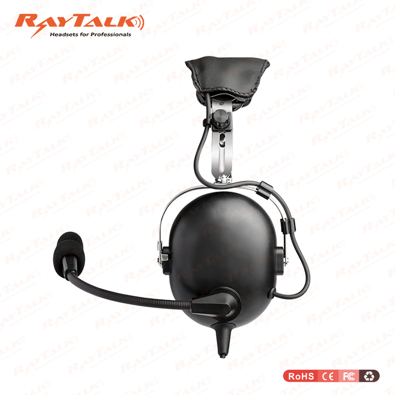 Anr Aviation Pilot Headset Active Noise Reducing with Super Soft Head Pad