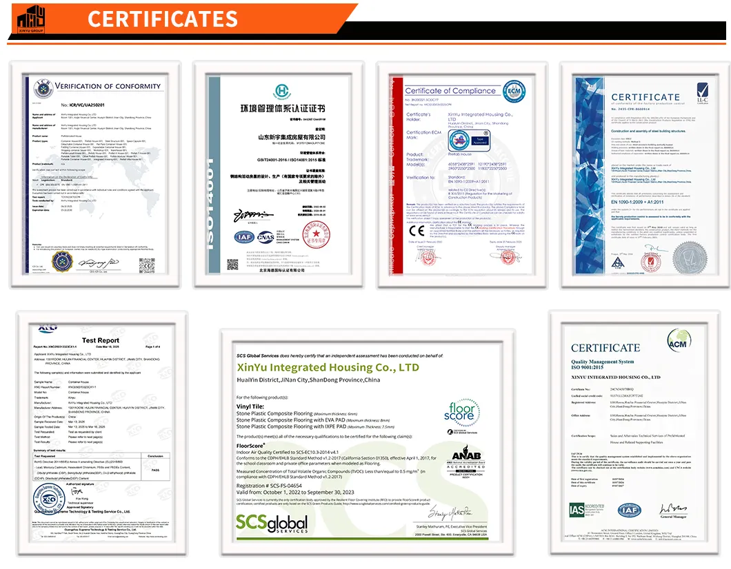 Certifications