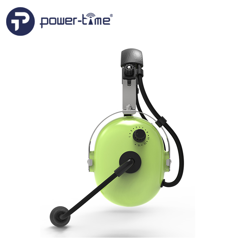 AG-6 Aviation Headset with Internal Antenna for Streamlined and Snag Free Design