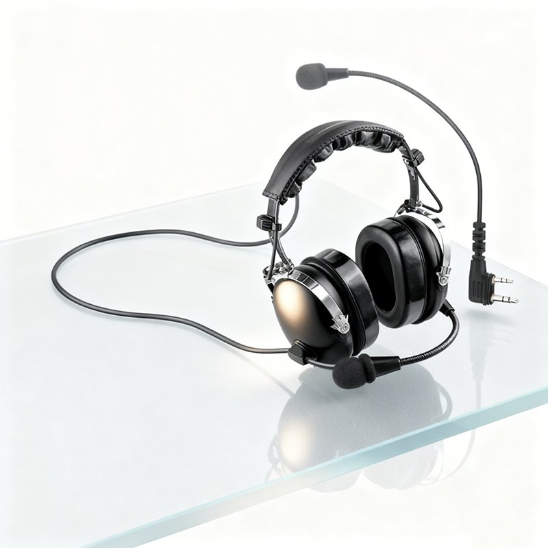 Noise Reduction Headset U94 Ptt Aviation Headset Pilot Headphone for Walkie Talkie Icom V8 V80 V82