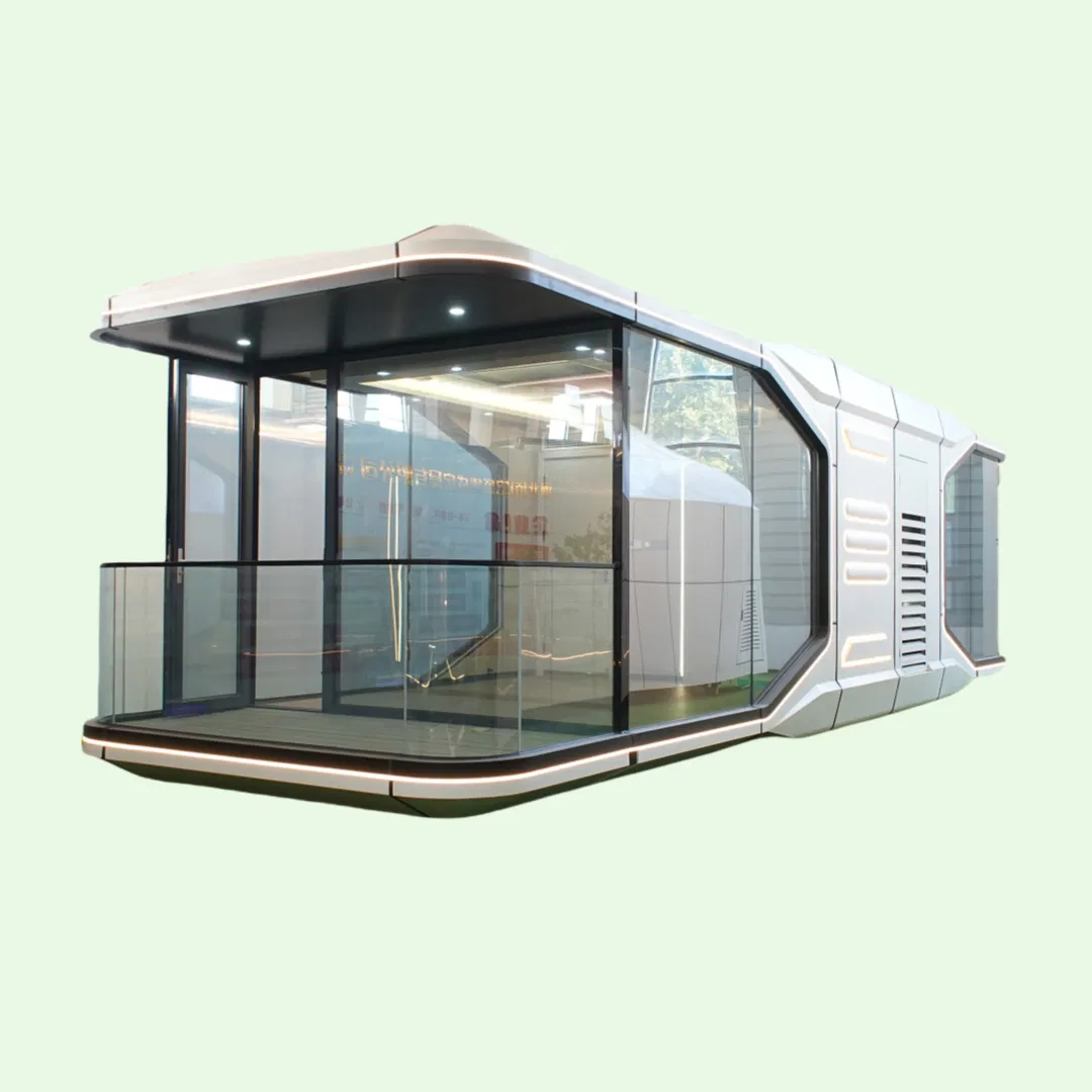 Stylish Steel Cabin with Kitchen and Bathroom Amenities for Comfort Luxury Hotel Scenic Spots Modular Prefabricated Container Space Capsule Prefb House Modern