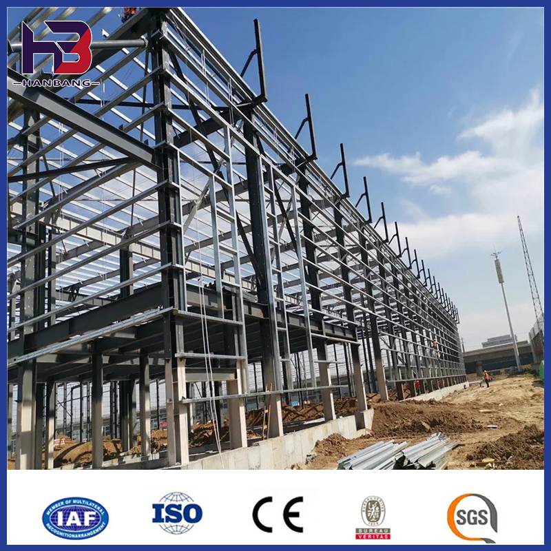 Econo-Span Prefabricated Steel Structure Construction for Metallic/Metal Warehouse Workshop Hangar Shed Building