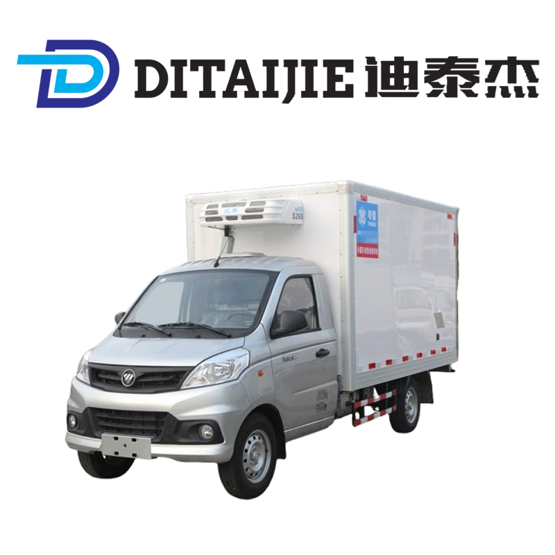 2 Ton Refrigerator Mini Truck Foton 4X2 Refrigerator Van Truck Refrigerated Truck Cold Box Truck Freezer Truck Meat Transport