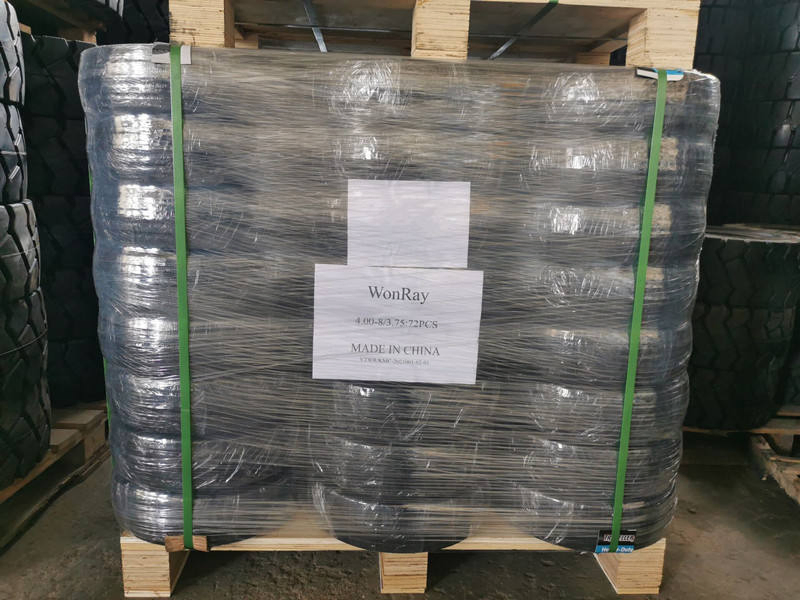 Puncture Proof Solid Tires 4.00-8 400-8 with Rim Forklift Wheels Llantas Aviation Parts