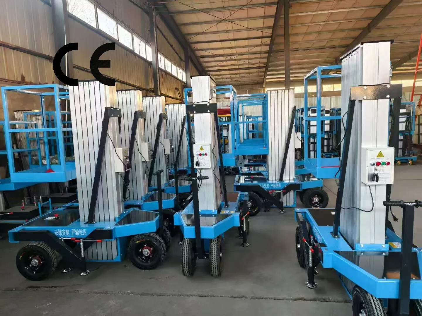 Airport Aluminum Alloy Lift Aerial Work Platform for Aircraft Maintenance