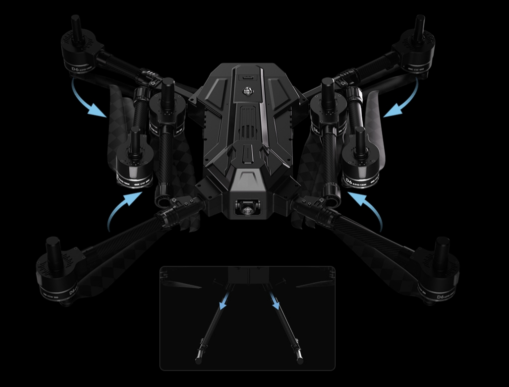 Advanced Modular Quadcopter for Industrial Inspections with Dual-Imu Safety
