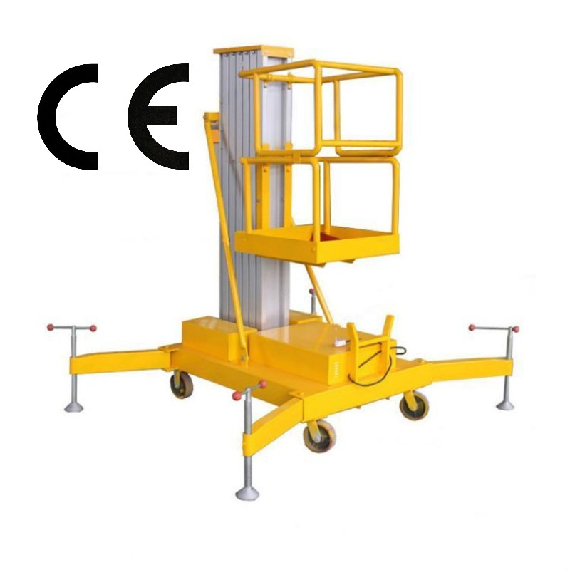 Airport Aluminum Alloy Lift Aerial Work Platform for Aircraft Maintenance