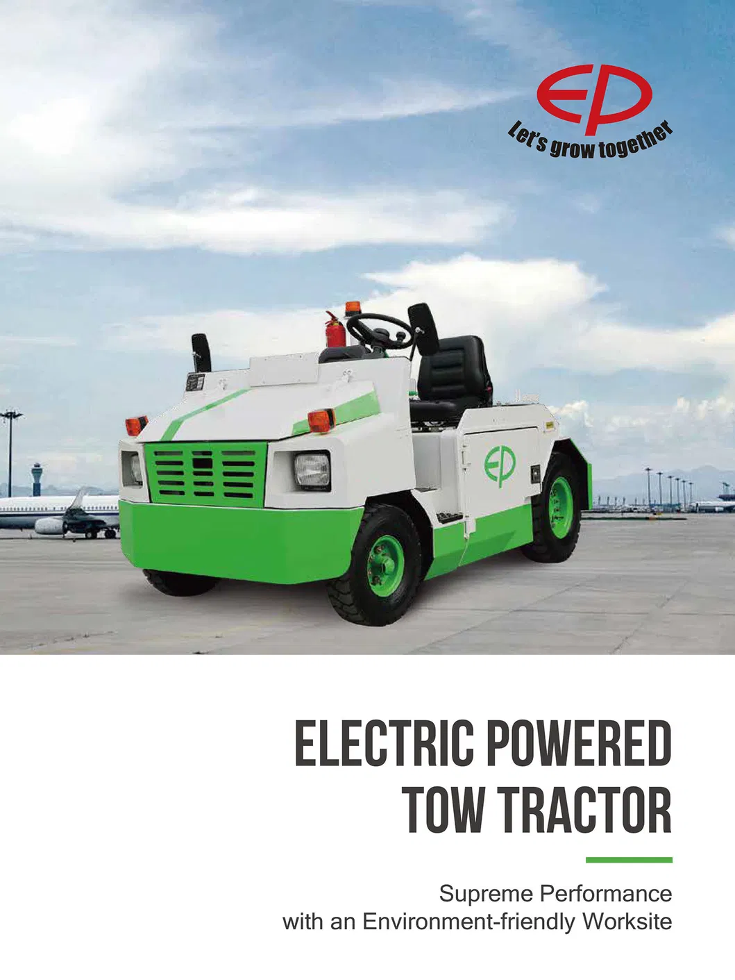 Electric Powered Aircraft Baggage Towing Equipment