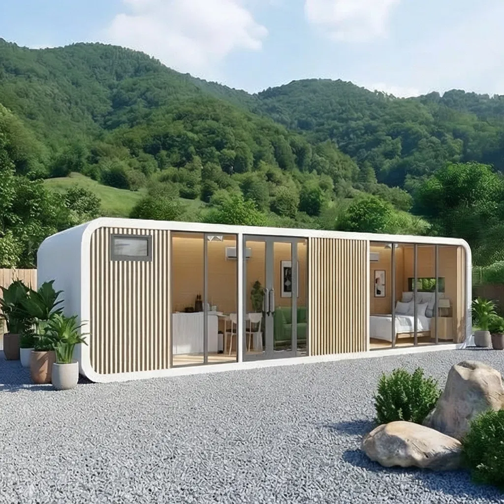 Luxury Energy-Efficient Hotel Cabin with Modern Amenities and Comfort