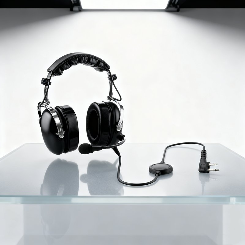 Noise Reduction Headset U94 Ptt Aviation Headset Pilot Headphone for Walkie Talkie Icom V8 V80 V82
