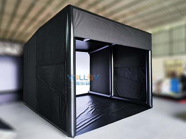 Outdoor Inflatable Golfshot Simulator Tent with Hitting Screen