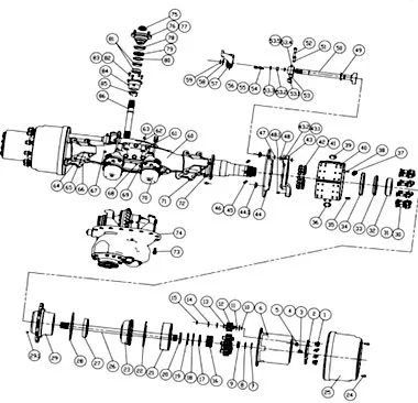 Middle Axle Parts Detail