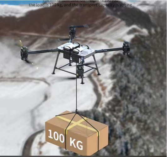 Intelligent Lifting and Transport Drone with GPS Positioning for Industrial Site Material Move