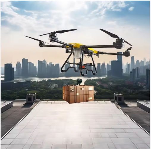 Intelligent Lifting and Transport Drone with GPS Positioning for Industrial Site Material Move