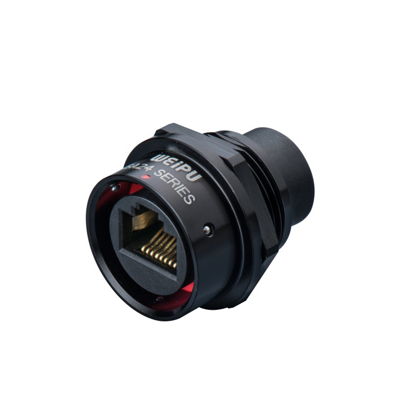 Weipu SA24 RJ45 Aviation Plug Ethernet Network Signal Data Electrical Cable Connector