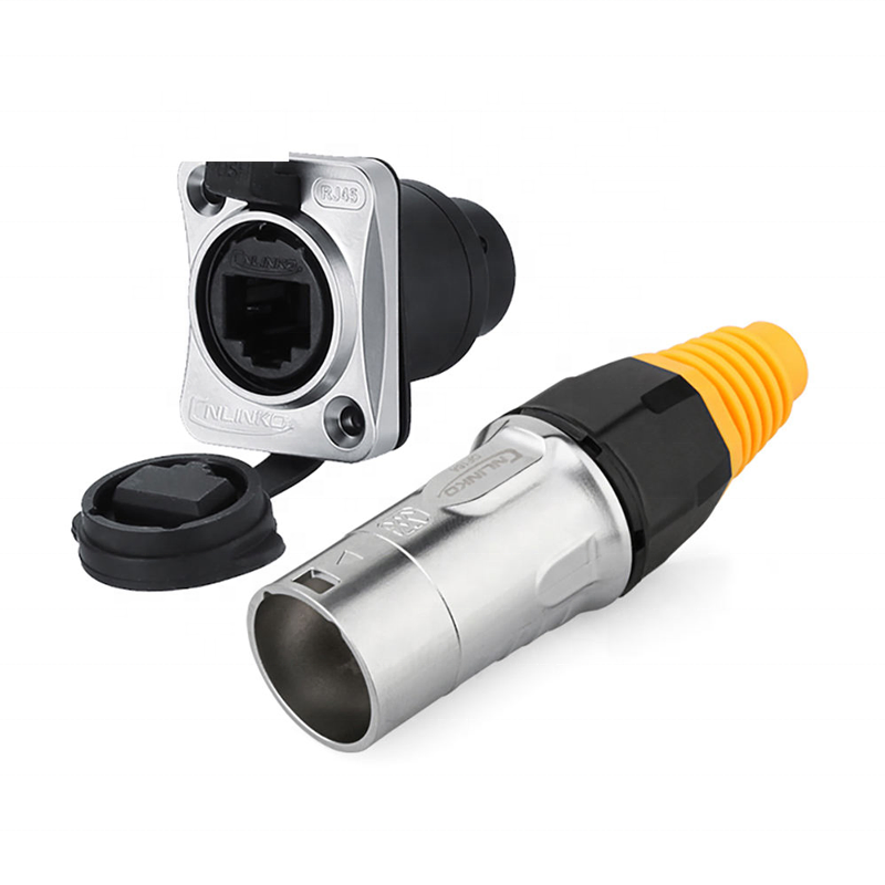 Yt-RJ45 Ethernet Network Adapter Waterproof Aviation Plug Data Transmission Cnlinko Electrical Connector