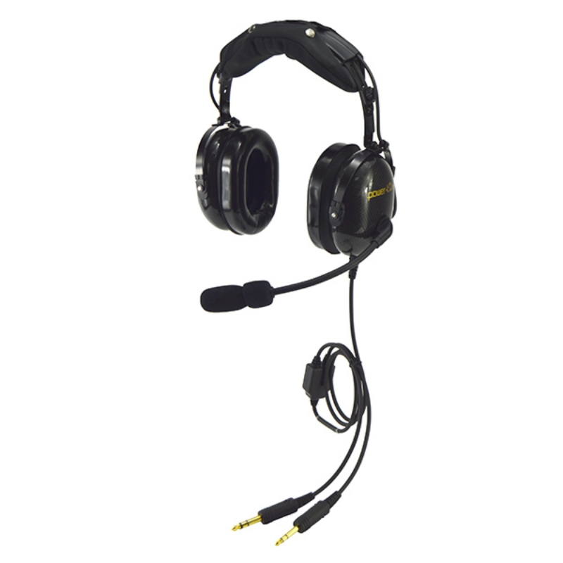 Noise Canceling Aviation Headset AG-1 with Dynamic Microphone and Tp-120 Tech