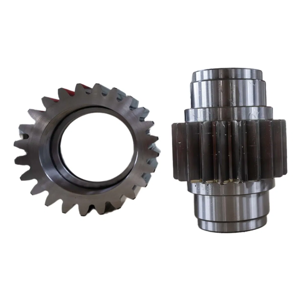 Stainless Steel 410 Excavator Hydraulic Pump Gear Sprockets Pilot Shaft Gear