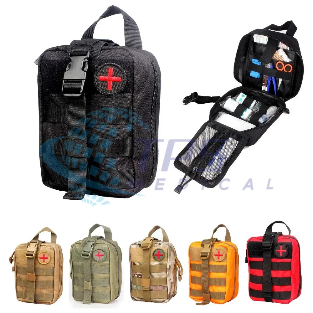 Direct Manufacturer Portable Multifunction Emergency Survival Tactical Individual First Aid Kit with CE ISO Sfda Mdma