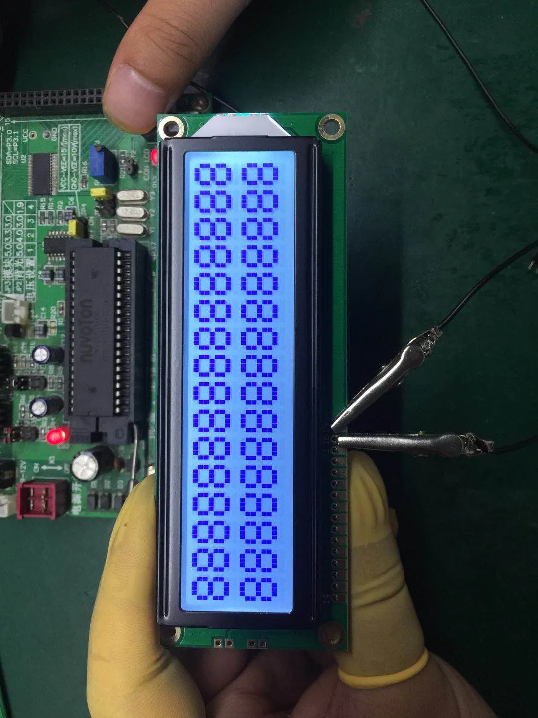 240*48 Graphic Stn LCD Module with PCB Standoffs Backlight Ts107/Ts108 Industrial Display