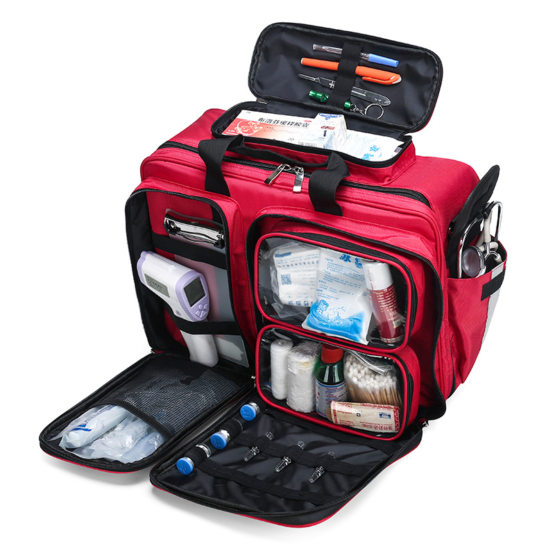 Survival First Aid Trauma Kit with Essential Emergency Medical Supplies