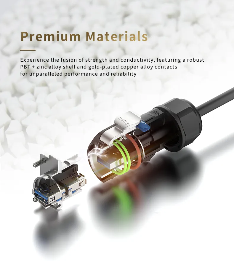 Waterproof Connector View