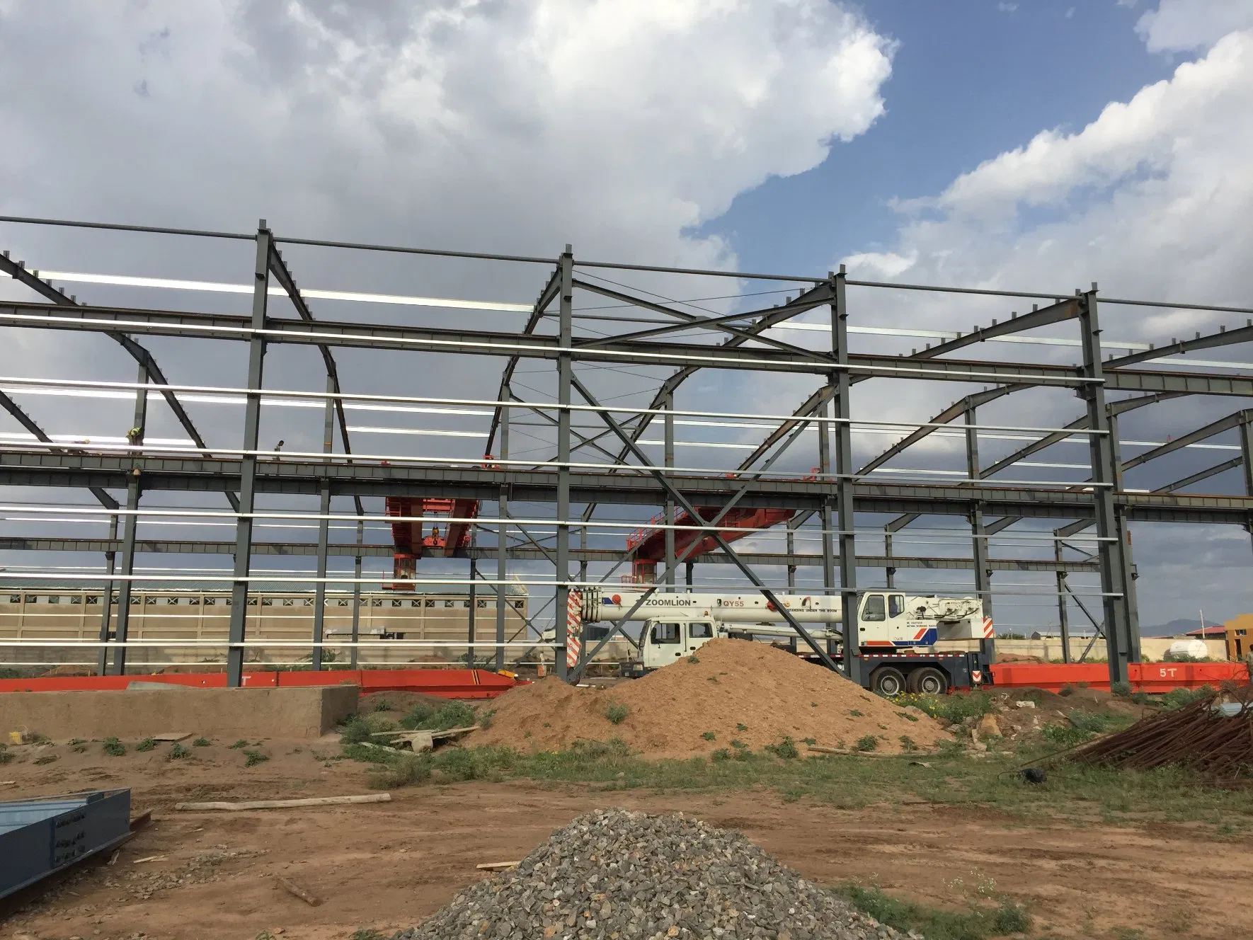 Heavy-Duty Steel Frame Storage Hangar for Efficient Organization