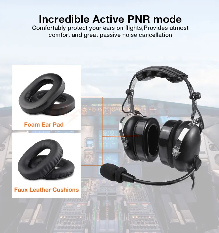 Aviation Headset View 3