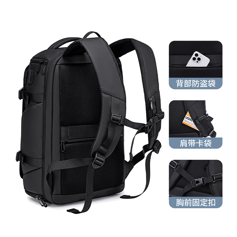 New Large-Capacity Flight Cabin Suitcase Laptop Business Backpack Bag